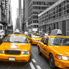 Led Wandbild Gelbe Taxis New York Hochformat Zoom