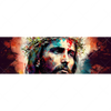 Led Wandbild Jesus Christus Mit Dornenkrone Panorama Motivvorschau