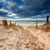 Led Wandbild Nordseekueste Wolken Quadrat Motivvorschau