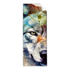 Textil Ersatzdruck Wolf Mit Bunten Farbspritzern No 2 Schmal Produktvorschau Frontal